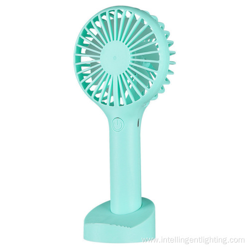 Rechargeable USB Handheld Fan With Phone Holder